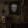 Halloween Sugar Skull Rug / Wall Hanging 120cm x 180cm