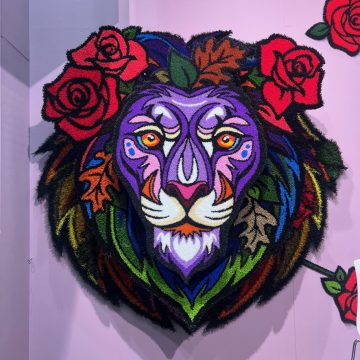 3D Rose Lion