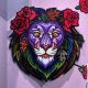 3D Rose Lion